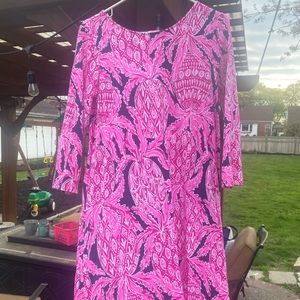 Lily Pulitzer Pink & Blue Dress
